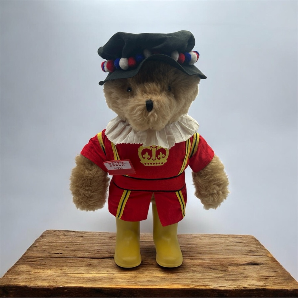 Eden 1977 Tower of London Guard Bear hat tag boots outfit teddy bear plush 18"